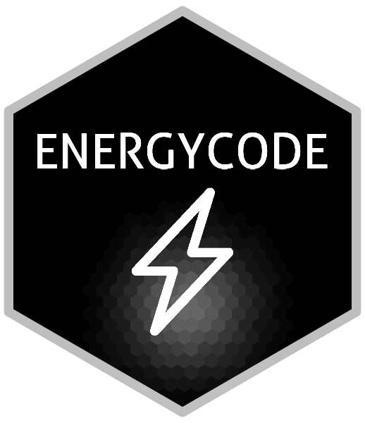 Logo hexagonal de ENERGYCODE